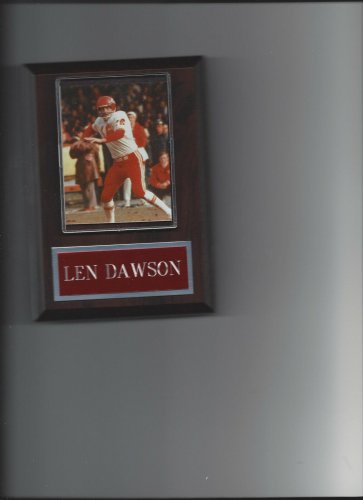 LEN DAWSON PLAQUE KANSAS CITY CHIEFS KC FOOTBALL NFL
