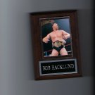 BOB BACKLUND PLAQUE WRESTLING WWF WWE