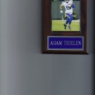 ADAM THIELEN PLAQUE MINNESOTA VIKINGS FOOTBALL NFL