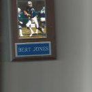 BERT JONES PLAQUE BALTIMORE COLTS FOOTBALL NFL