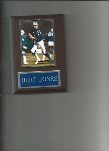 BERT JONES PLAQUE BALTIMORE COLTS FOOTBALL NFL
