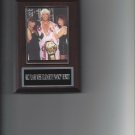 RIC FLAIR NANCY BENOIT MISS ELIZABETH PLAQUE WRESTLING WWE WCW