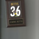 JEROME BETTIS JERSEY PLAQUE PITTSBURGH STEELERS FOOTBALL NFL