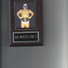 MR WRESTLING II PLAQUE WRESTLING CHAMPION NWA WCW WITH BELT