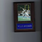 WILLIE FLIPPER ANDERSON PLAQUE DENVER BRONCOS FOOTBALL NFL