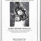 JAMES BUSTER DOUGLAS BOXING BANQUET PROGRAM 2002