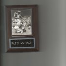 PAT SUMMERALL PLAQUE NEW YORK GIANTS NY FOOTBALL NFL