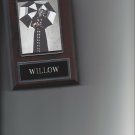 WILLOW PLAQUE WRESTLING TNA JEFF HARDY WWE WISP