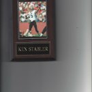 KEN STABLER PLAQUE NEW ORLEANS SAINTS FOOTBALL NFL