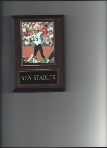 KEN STABLER PLAQUE NEW ORLEANS SAINTS FOOTBALL NFL