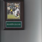 BRANDON GRAHAM PLAQUE PHILADELPHIA EAGLES FOOTBALL NFL