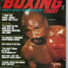 MARVELOUS MARVIN HAGLER BOXING TODAY MAGAZINE NO LABEL 10/1980