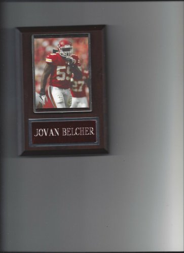 JOVAN BELCHER PLAQUE KANSAS CITY CHIEFS KC FOOTBALL NFL