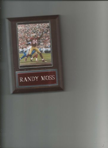 RANDY MOSS PLAQUE SAN FRANCSICO FORTY NINERS 49ers FOOTBALL NFL