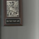 DICK NIGHT TRAIN LANE PLAQUE DETROIT LIONS FOOTBALL NFL