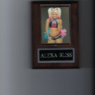 ALEXA BLISS PLAQUE WRESTLING WWE