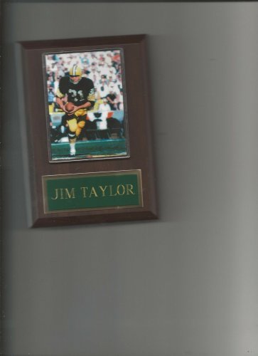 JIM TAYLOR PLAQUE GREEN BAY PACKERS FOOTBALL NFL GB