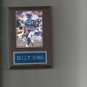 BILLY SIMS PLAQUE DETROIT LIONS FOOTBALL NFL