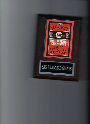 SAN FRANCISCO GIANTS WORLD SERIES BANNER PLAQUE CHAMPIONS CHAMPS BASEBALL MLB