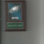 PHILADELPHIA EAGLES LOGO PLAQUE FOOTBALL NFL