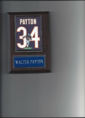 WALTER PAYTON JERSEY PLAQUE CHICAGO BEARS FOOTBALL NFL