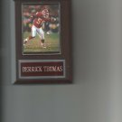 DERRICK THOMAS PLAQUE KANSAS CITY CHIEFS KC FOOTBALL NFL GAME ACTION