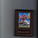 MIKE ALSTOTT PLAQUE TAMPA BAY BUCCANEERS FOOTBALL NFL