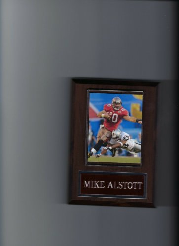MIKE ALSTOTT PLAQUE TAMPA BAY BUCCANEERS FOOTBALL NFL