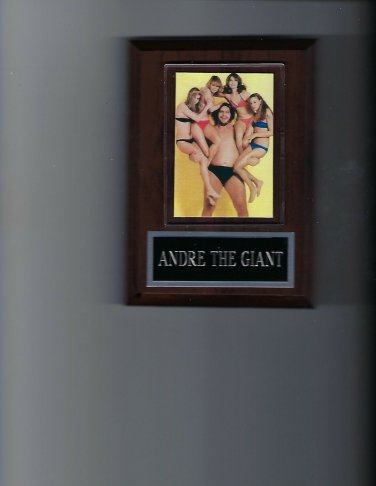 ANDRE THE GIANT PLAQUE WRESTLING WWF NEW