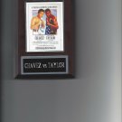 JULIO CESAR CHAVEZ vs MELDRICK TAYLOR  POSTER PHOTO PLAQUE BOXING