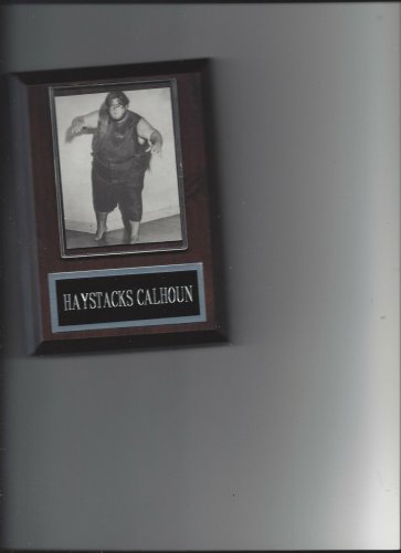 HAYSTACKS CALHOUN PLAQUE WRESTLING WWF LEGEND