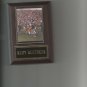 RUDY RUETTIGER PLAQUE NOTRE DAME FIGHTING IRISH FOOTBALL NCAA