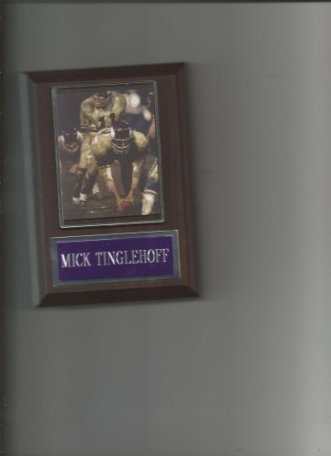 MICK TINGLEHOFF PLAQUE MINNESOTA VIKINGS FOOTBALL NFL
