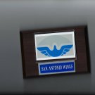 SAN ANTONIO WINGS PLAQUE FOOTBALL WFL