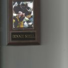 DONNIE SHELL PLAQUE PITTSBURGH STEELERS FOOTBALL NFL