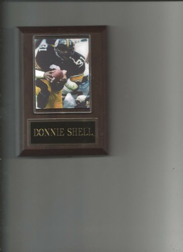 DONNIE SHELL PLAQUE PITTSBURGH STEELERS FOOTBALL NFL