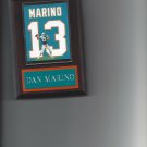 DAN MARINO JERSEY PLAQUE MIAMI DOLPHINS FOOTBALL NFL