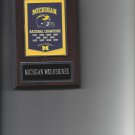 MICHIGAN WOLVERINES NATIONAL CHAMPS PLAQUE CHAMPIONS BANNER FOOTBALL NCAA