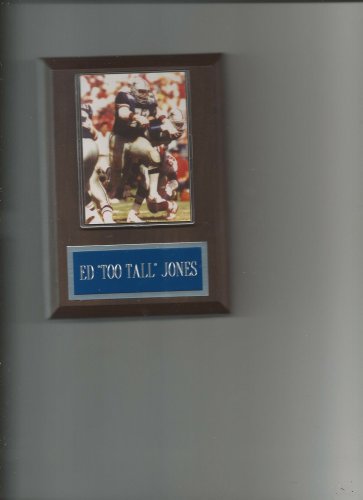 ED TOO TALL JONES PLAQUE DALLAS COWBOYS FOOTBALL NFL