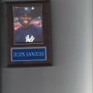 DEION SANDERS PLAQUE NEW YORK YANKEES NY BASEBALL MLB