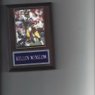 KELLEN WINSLOW PLAQUE SAN DIEGO CHARGERS FOOTBALL NFL