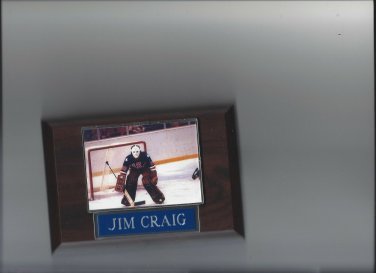 JIM CRAIG PLAQUE MIRACLE ON ICE COACH 1980 OLYMPIC GOLD MEDAL HOCKEY USA