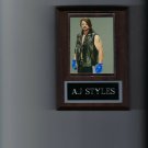 AJ STYLES PLAQUE WRESTLING WWE