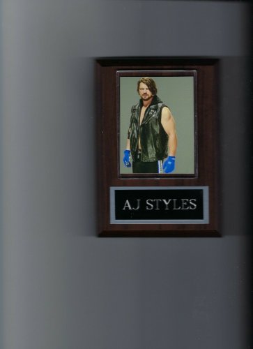 AJ STYLES PLAQUE WRESTLING WWE