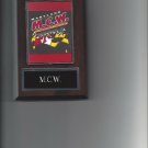 MARYLAND CHAMPIONSHIP WRESTLING LOGO PLAQUE WRESTLING M.C.W.