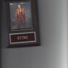 STING PLAQUE WRESTLING NWA WWF WCW WWE