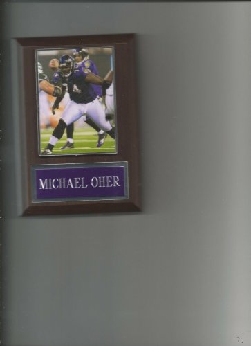 MICHAEL OHER PLAQUE BALTIMORE RAVENS FOOTBALL NFL