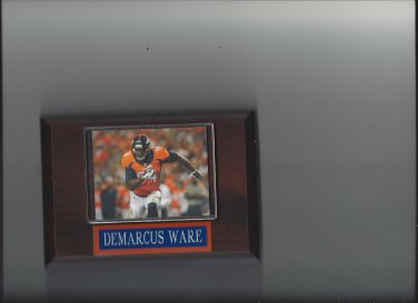 DEMARCUS WARE PLAQUE DENVER BRONCOS FOOTBALL NFL