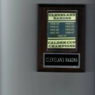 CLEVELAND BARONS CHAMPS PLAQUE HOCKEY AHL