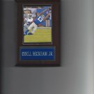 ODELL BECKHAM JR PLAQUE NEW YORK GIANTS NY FOOTBALL NFL